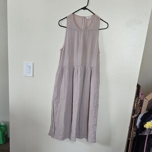 Wilfred  Beige Sleeveless Dress Size S